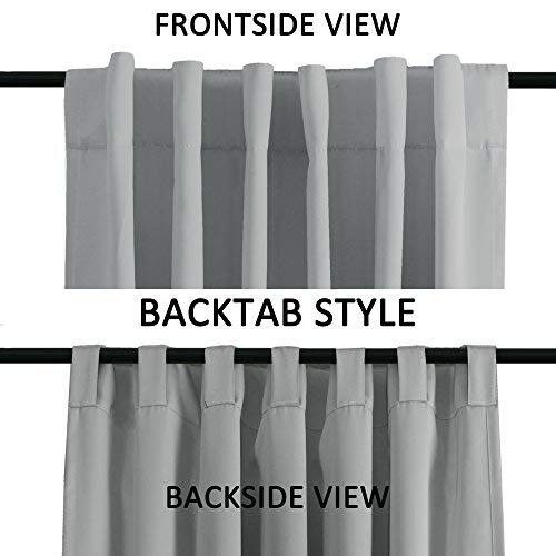 Mineral Blue Blackout Curtain Panels 52" W x 96" L Set of 2 Panels B453