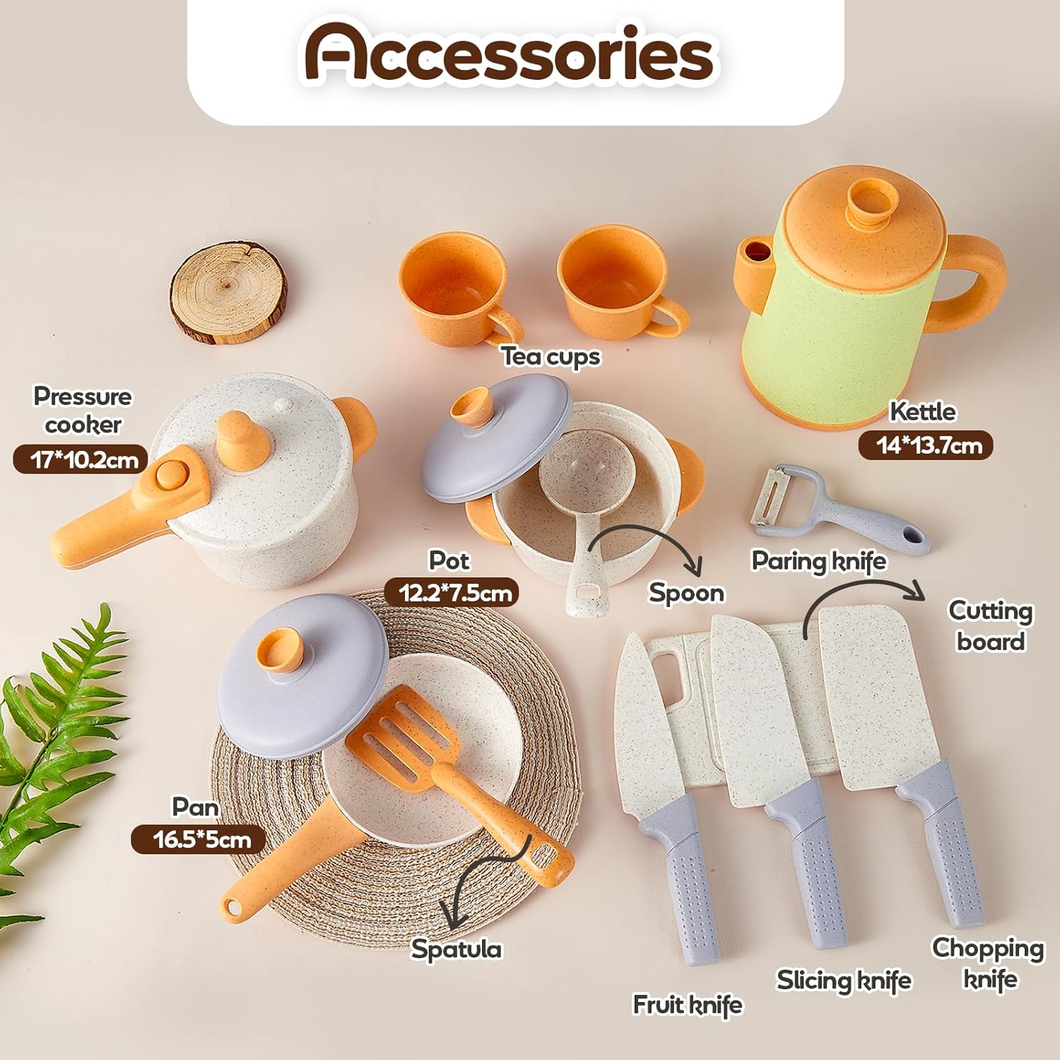 Play Kitchen Pots and Pans Set O394