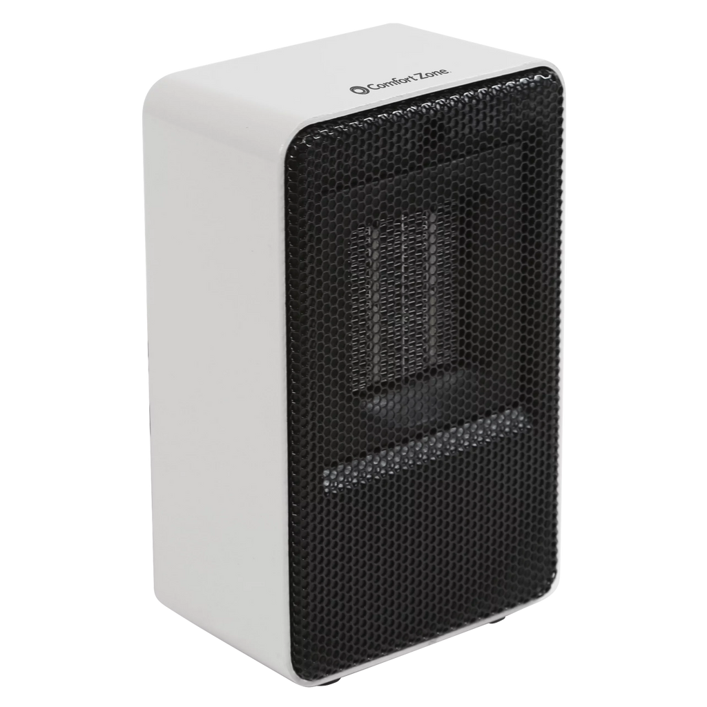 White 250-Watt Ceramic Fan-Forced Desktop Heater A198