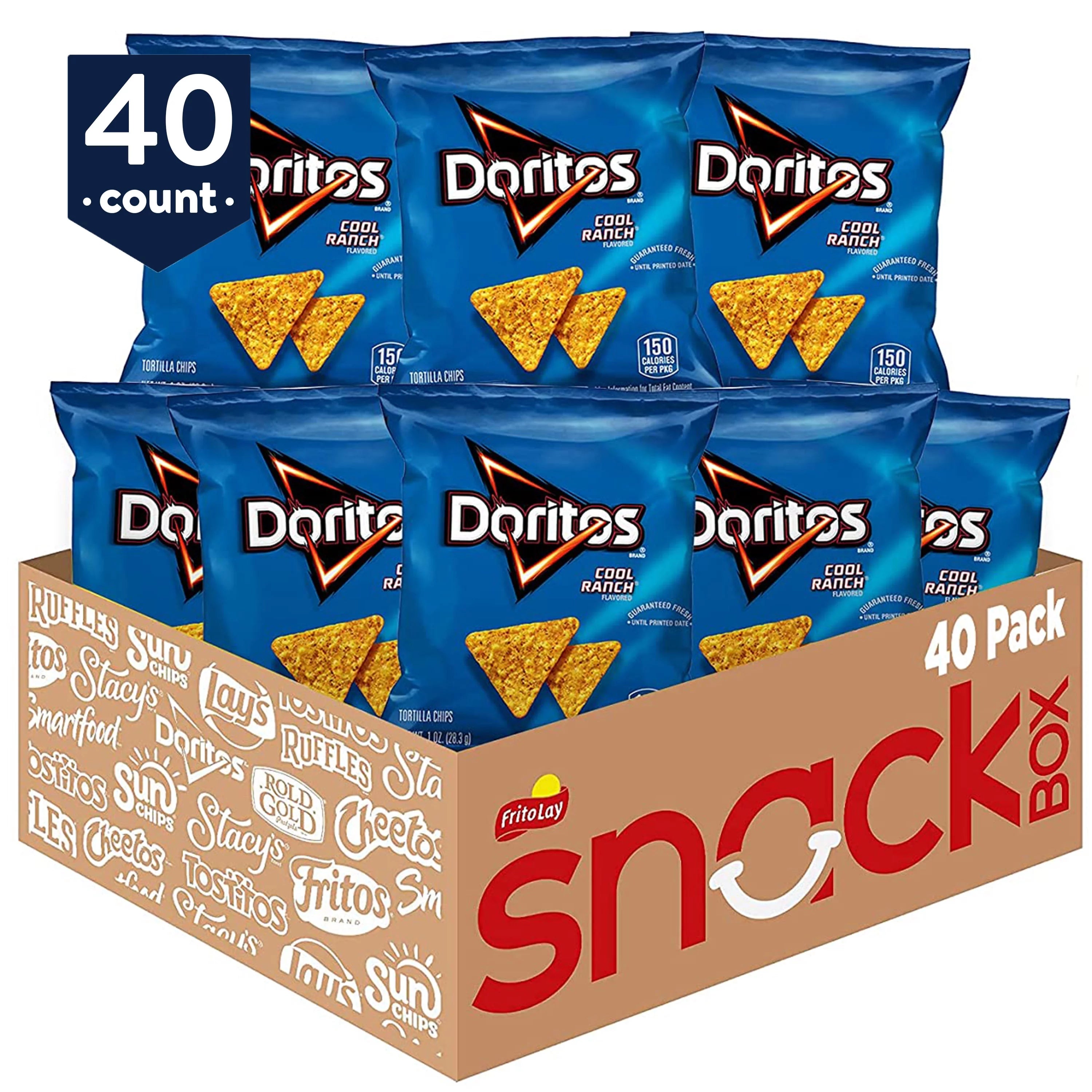 40 Count 1 oz Cool Ranch Tortilla Chips Multipack K4198