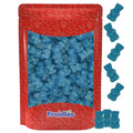 Blue Raspberry Gummi Bears Candy (1 Pound Bag) Z6534