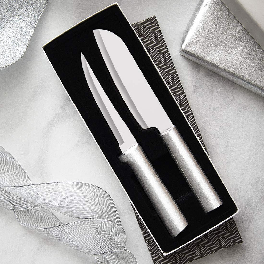 Two Piece Stainless Steel Knife Set, 8 Inches F83548