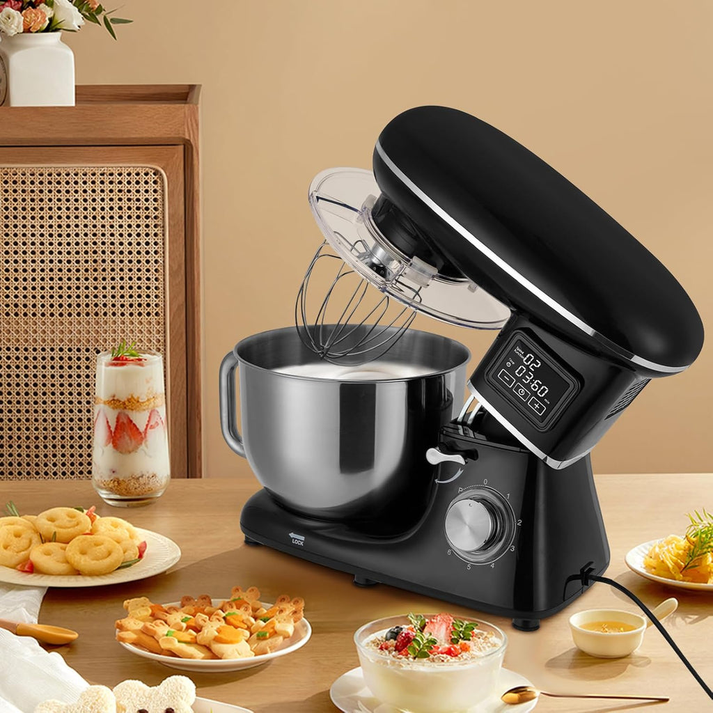 6.5QT 1350W 6 Speed Tilt-Head Electric Kitchen Mixer E8641
