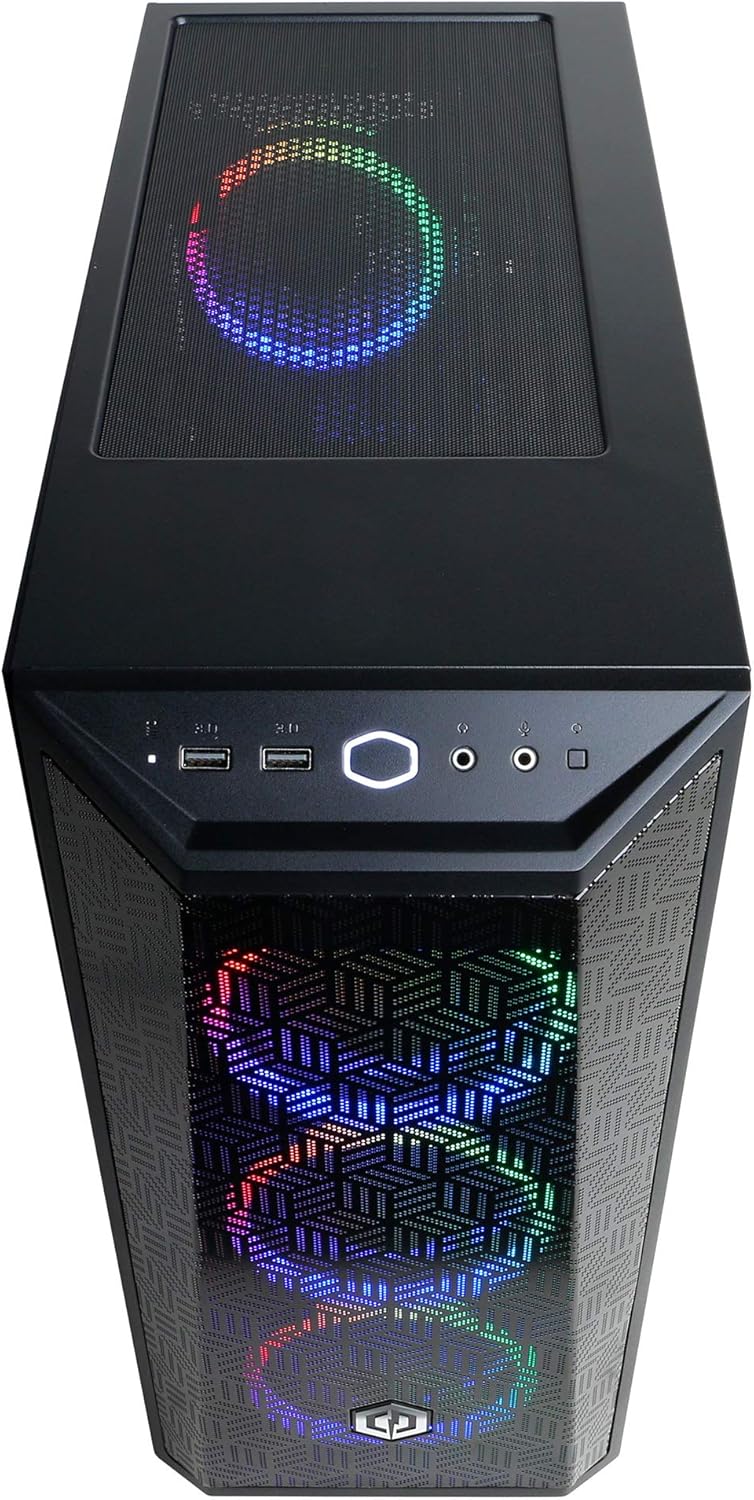 Intel Core i5-13400F 2.5GHz GeForce RTX 4060 8GB 16GB DDR5 2TB NVMe SSD Windows 11 Home Black Gaming PC A89410