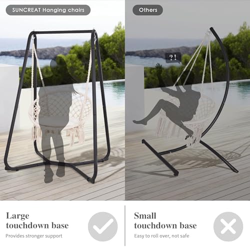 Grey Hammock Chair with Stand I733