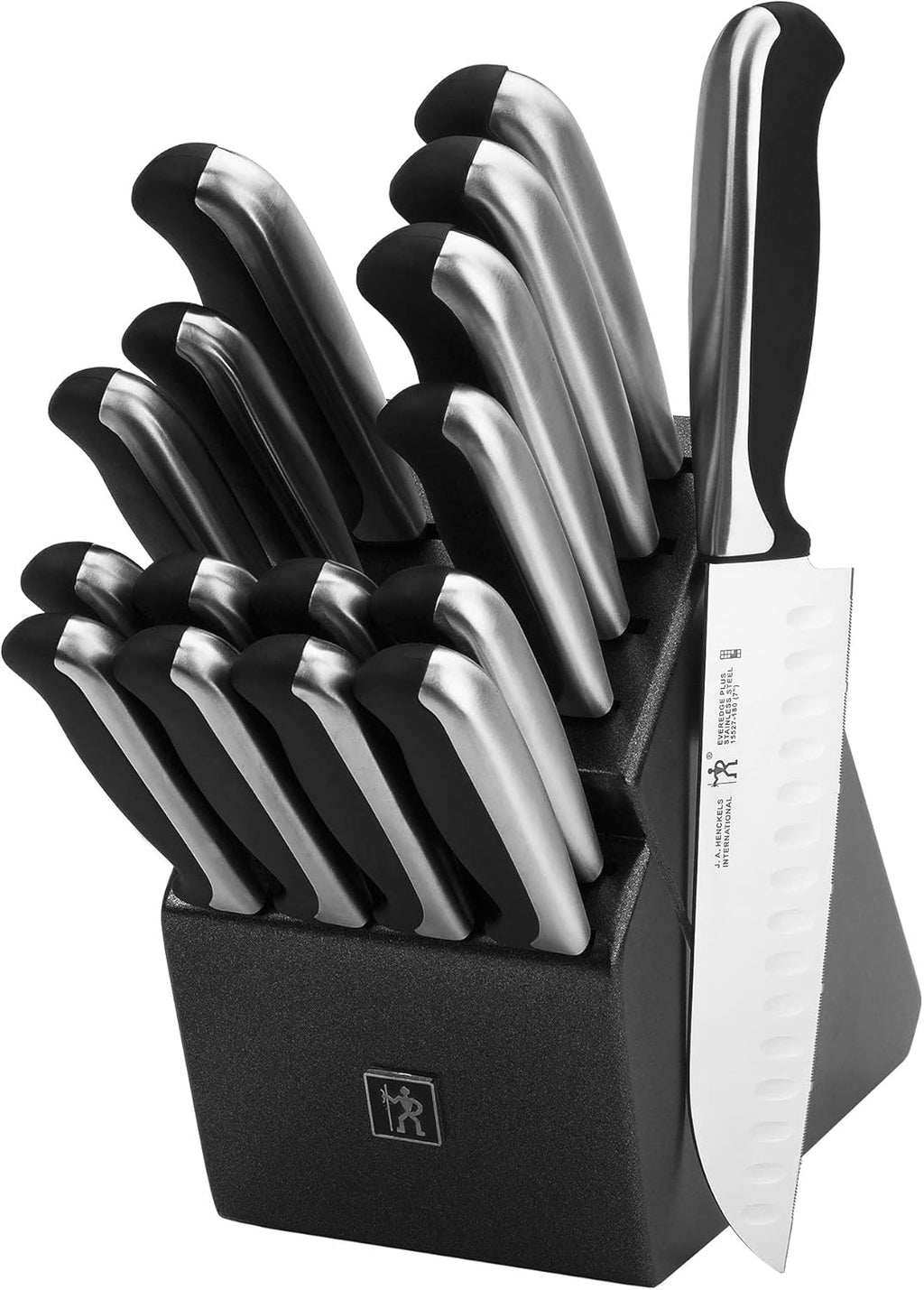 17 Piece Black Knife Block Set U213