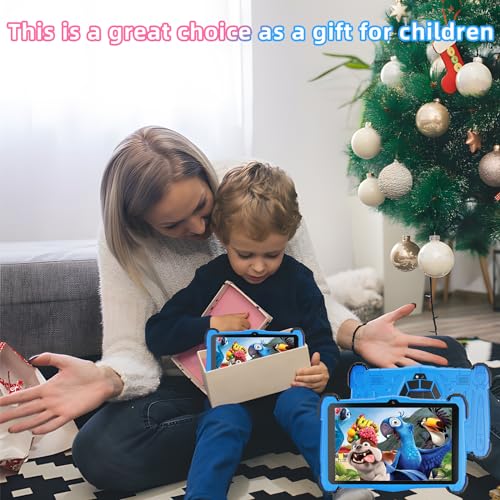 7 Inch Android 14 Kids Tablet, Octa-Core, 10+64GB, WiFi 6, Bluetooth 5.0, Blue Y851