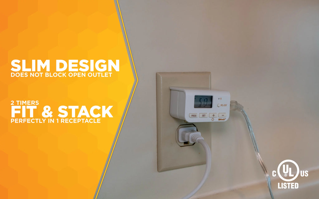 2 Pack Digital Plug-In Timer J2393
