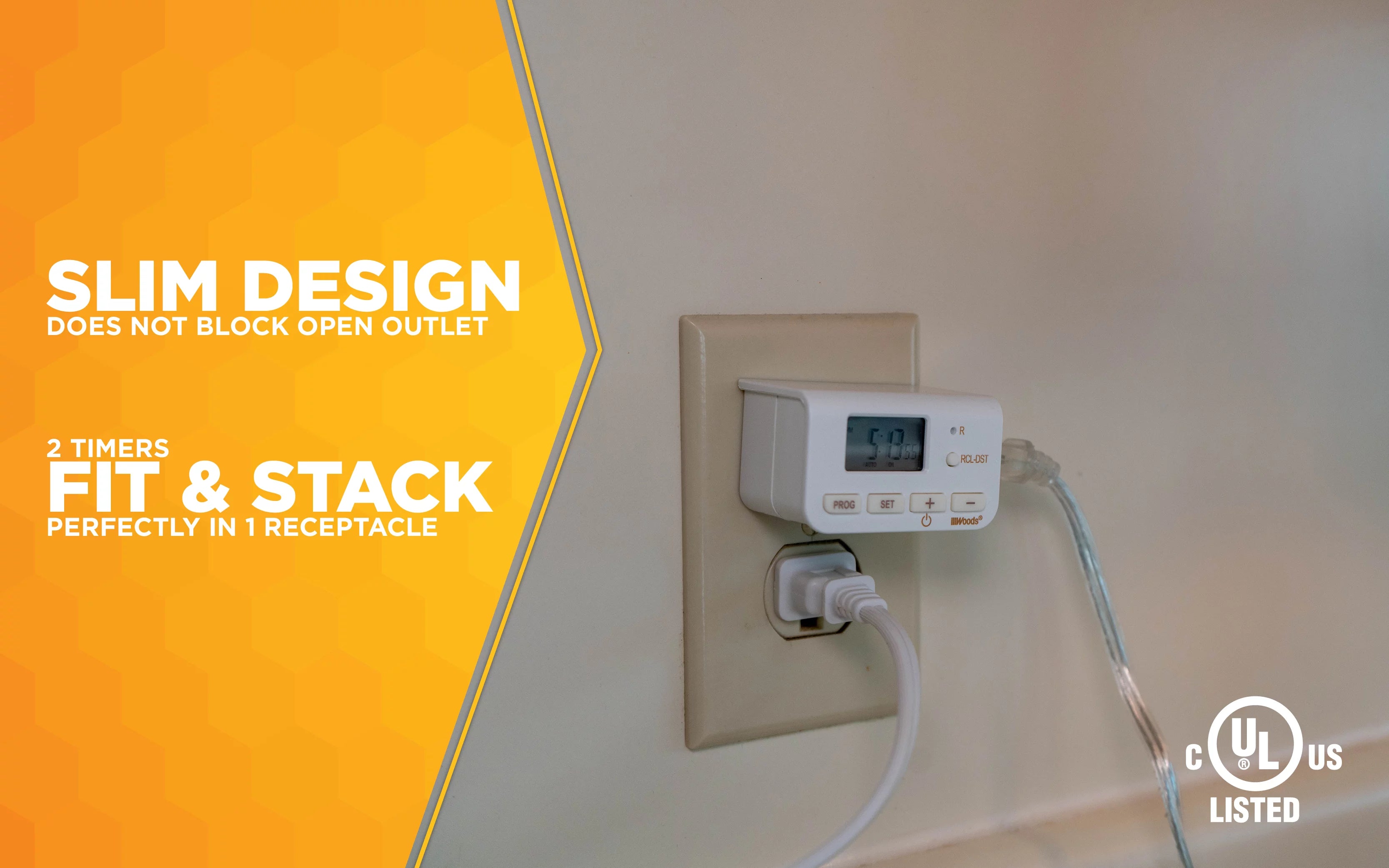 2 Pack Digital Plug-In Timer J2393