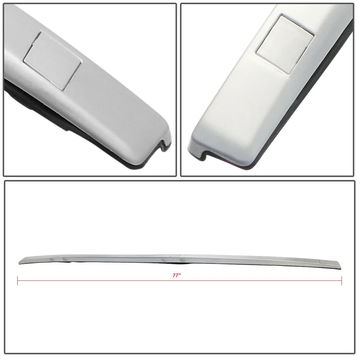 Silver ABS OE Style Roof Rail Side Rack B798731