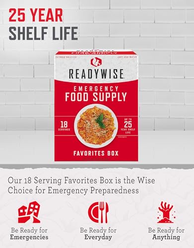 18 Servings Emergency Food Supply with Freeze Dried & Dehydrated Meals A150720