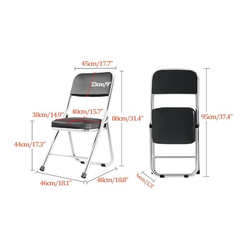 Purple Metal Folding Chair with Padded Seat F649077
