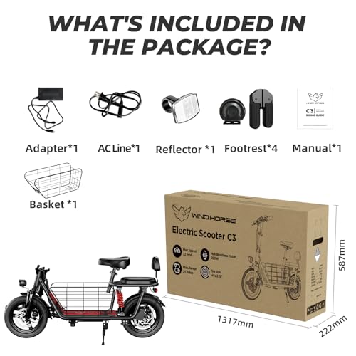14" Tire 500W Electric Scooter with Seat L93916