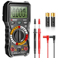 Digital Multimeter with Case, DC AC Voltmeter, Ohm Volt Amp Meter T41295