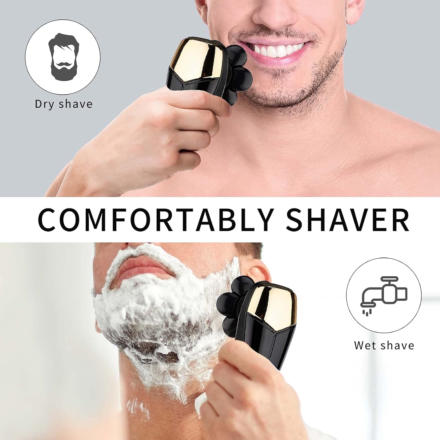 Electric Rotary 5 in 1 Shaver Beard Trimmer Grooming Kit R5317
