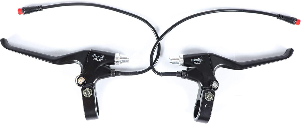 1 Pair Left & Right Waterproof Electronic Brake Lever Set for Electric Bicycle X608789