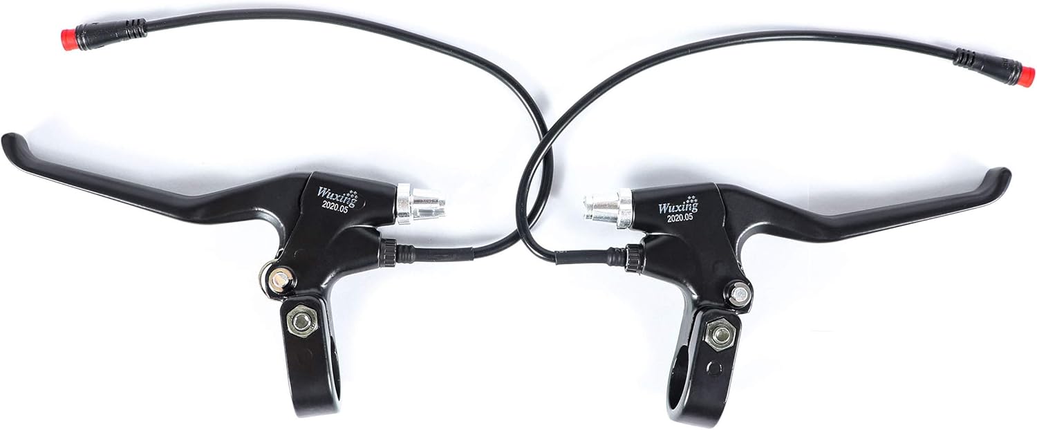 1 Pair Left & Right Waterproof Electronic Brake Lever Set for Electric Bicycle X608789