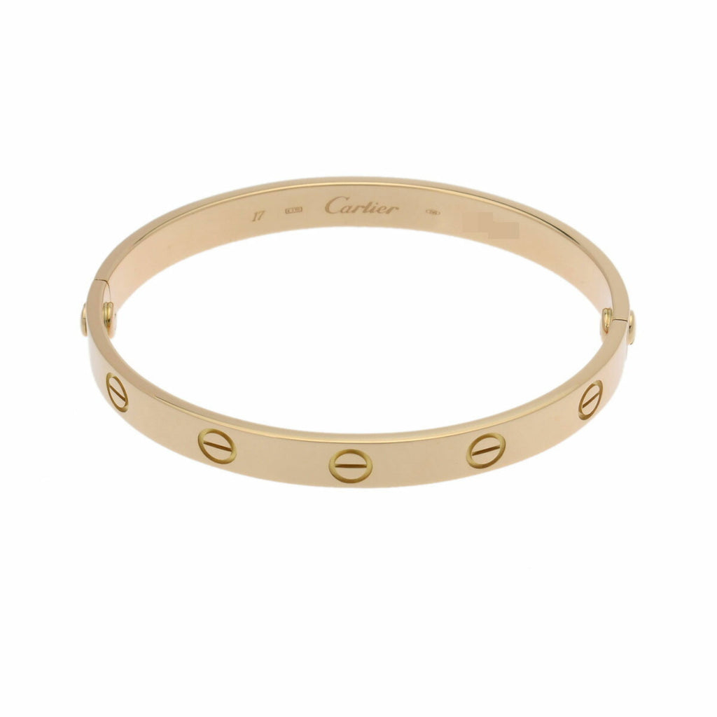 Pre-Owned K18 Yellow Gold Love Bracelet O4246