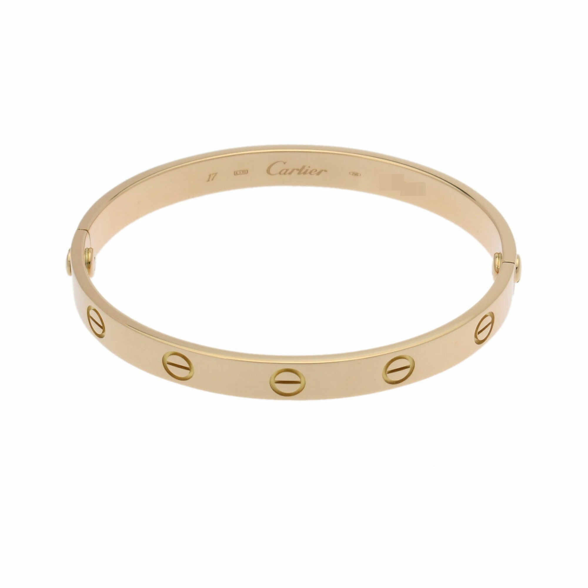 Pre-Owned K18 Yellow Gold Love Bracelet O4246