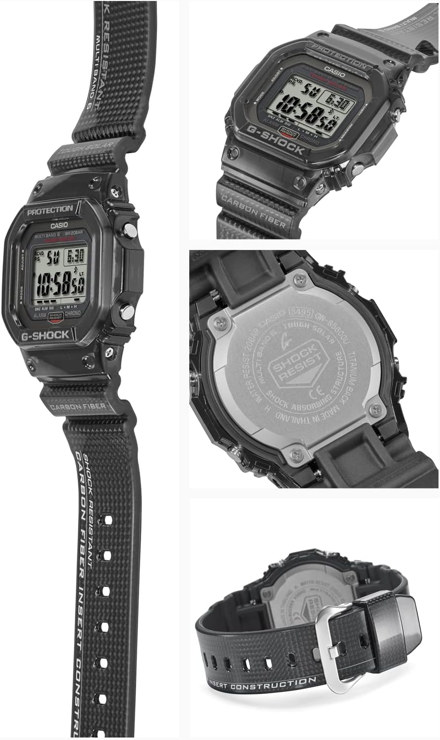 G-Shock Solar Radio Wave Watch 20 ATM Water Resistant K97126