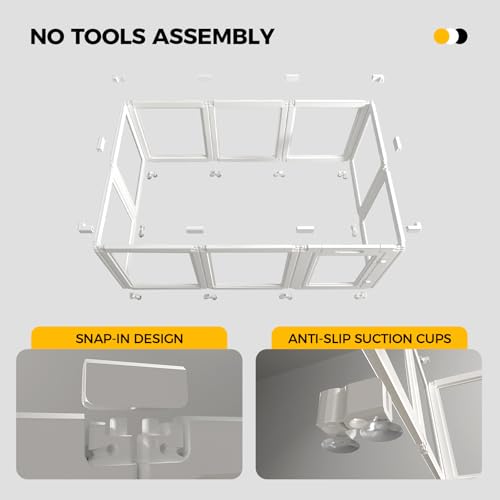 Clear Acrylic Plastic Dog Playpen, 30.3" Height, 10 PCS Y194762