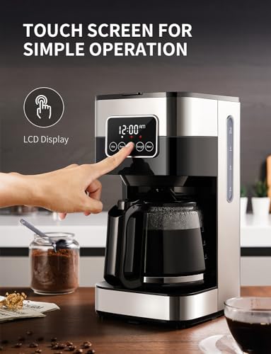 10-Cup Programmable Silver Coffee Maker X75857