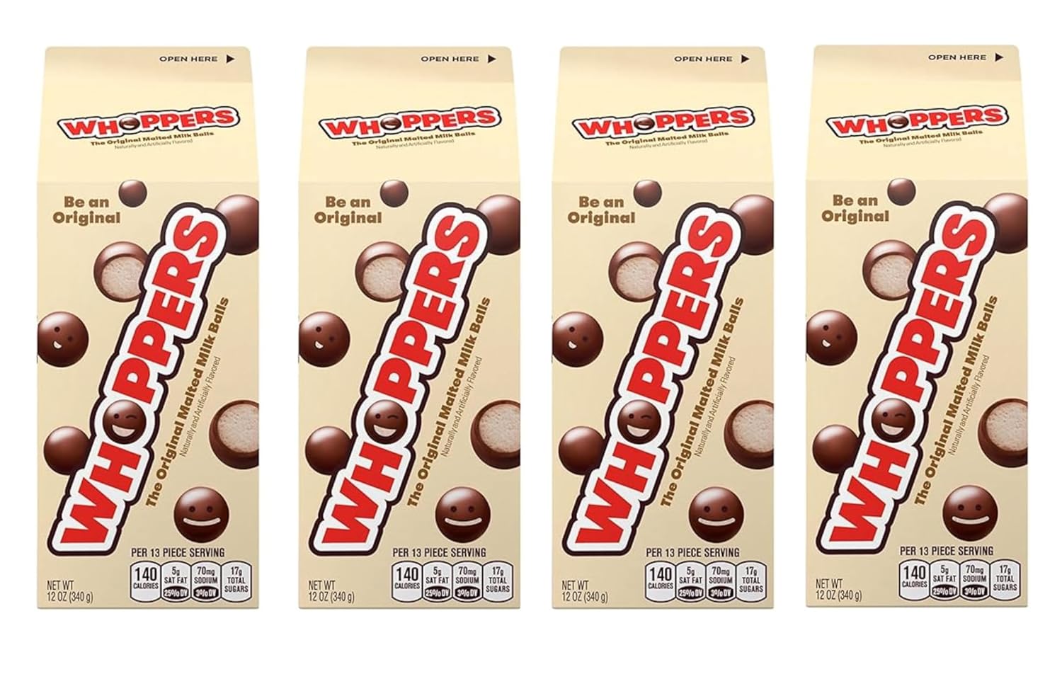 Pack of 4 12 Ounce Malted Milk Balls P544906
