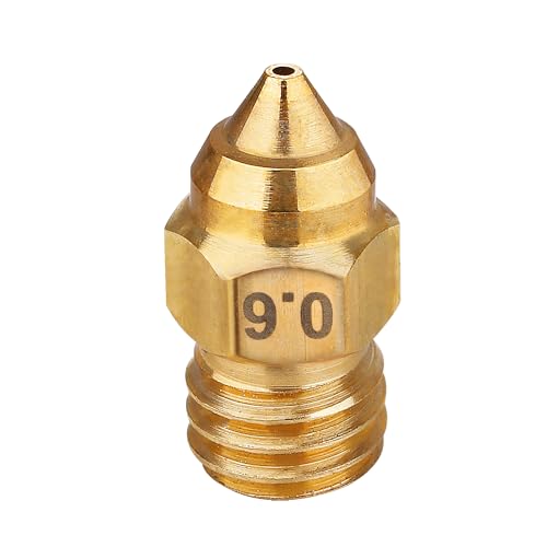 3D Printer Brass Nozzles Kit 0.4mm 0.6mm 0.8mm Pack of 8 A375157