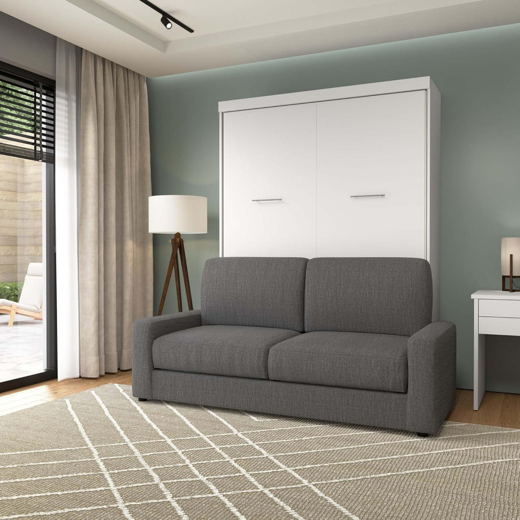 White Queen Murphy Sofa Wall Bed X21981