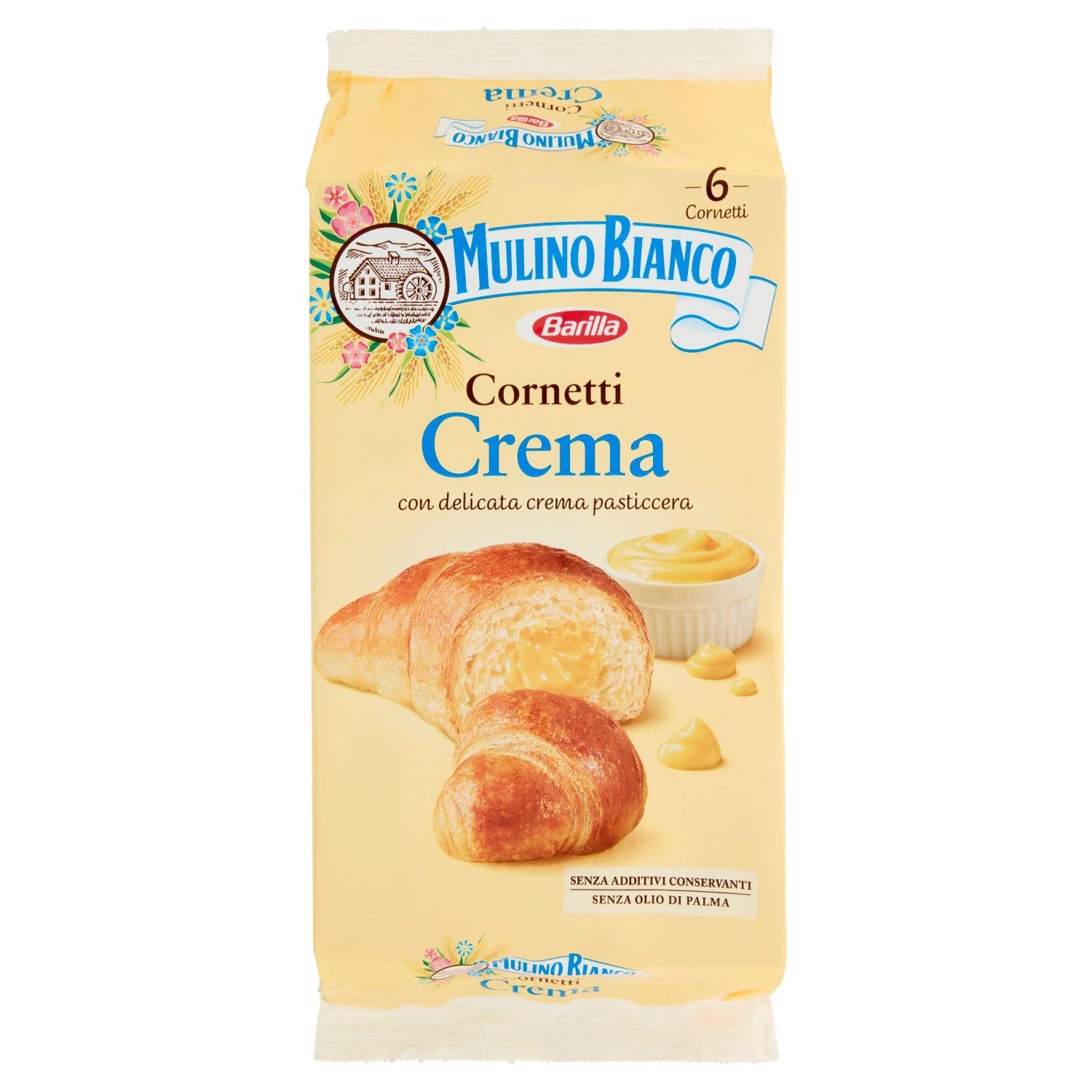 6 Croissants with Custard, 10.58 Ounces (300g) R40394
