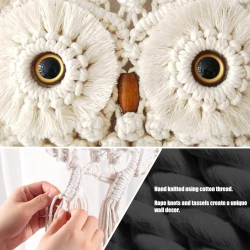 Owl Macrame Wall Hanging Q86023