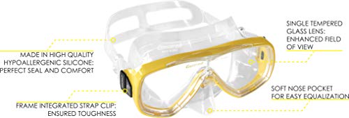 Adult Light Weight Travel Snorkel Set - Mask & Fins P28186