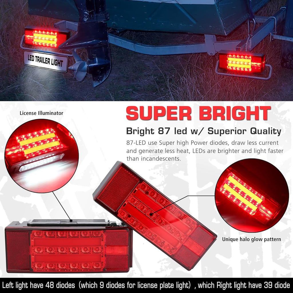 Submersible LED Trailer Light Kit X5481
