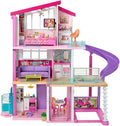 Dollhouse with Pool, Slide, Elevator, Lights, Sounds and 70+ Accessories L3502
