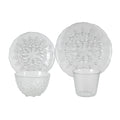 Clear Glass Dinnerware Set - 12.25" - 4ct L37697