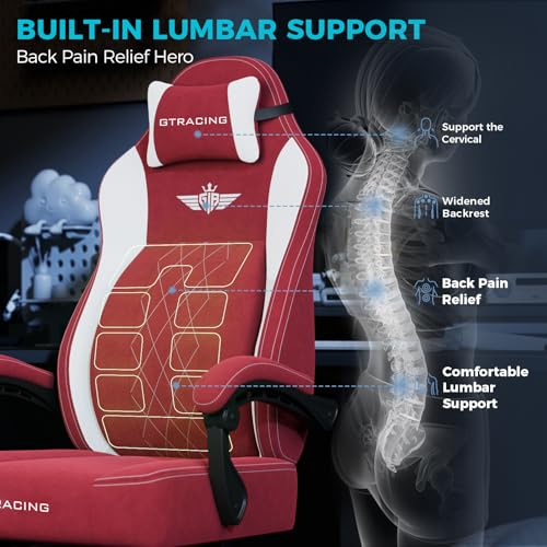 Big and Tall Gaming Chair with Footrest Y487735