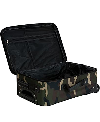 Black 4-Piece Softside Upright Luggage Set X691