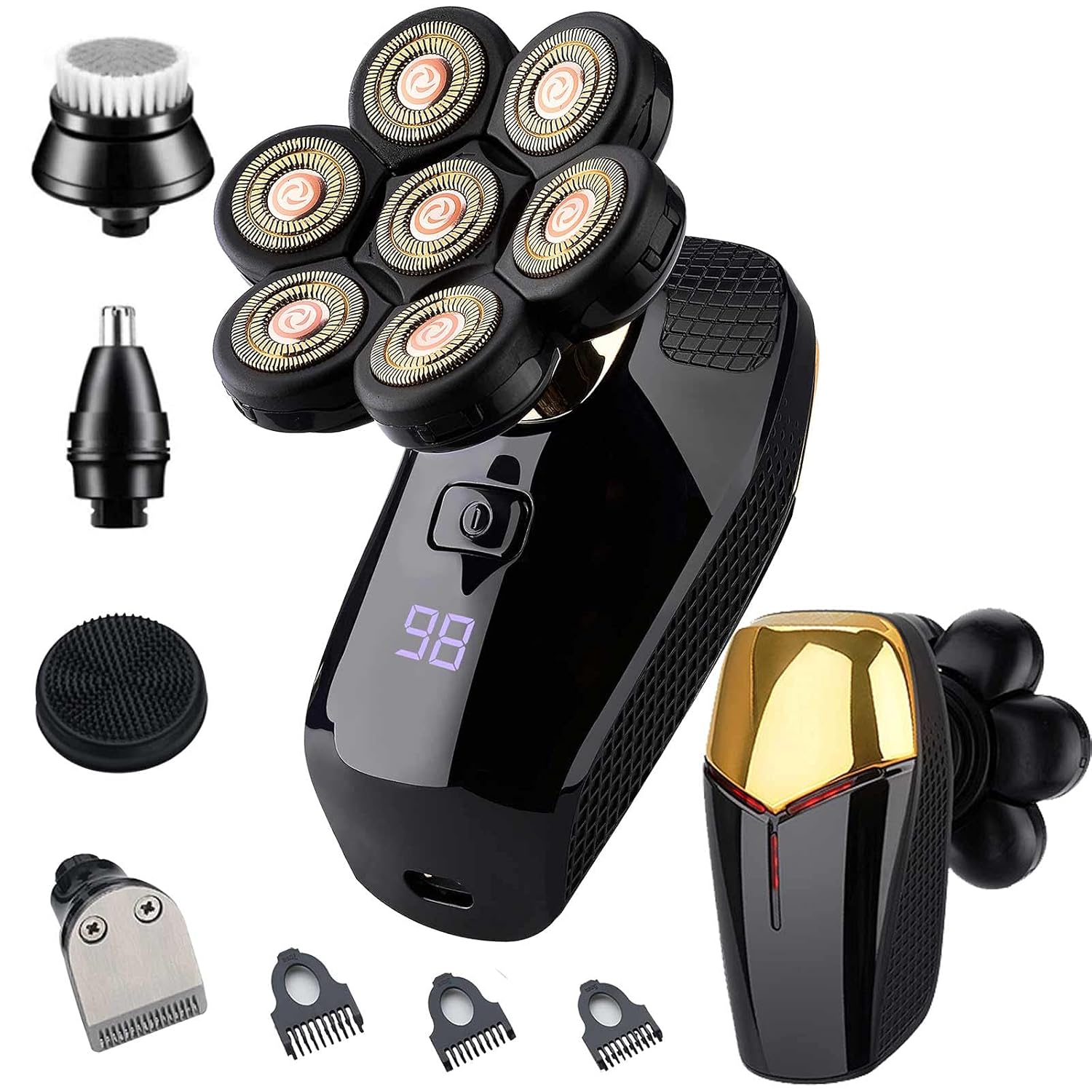 Electric Rotary 5 in 1 Shaver Beard Trimmer Grooming Kit R5317