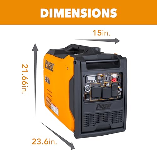 9500 Watt Tri Fuel Portable Inverter Generator with Remote Electric Start O912334