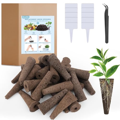 121pcs Seed Pod Kit with 30 Grow Sponges, 30 Grow Baskets, 30 Grow Domes, 1 Tweezers C816
