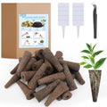 121pcs Seed Pod Kit with 30 Grow Sponges, 30 Grow Baskets, 30 Grow Domes, 1 Tweezers C816