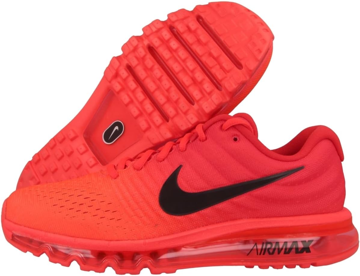 Bright Crimson/Black Running Shoes, Size 12.0 T3897
