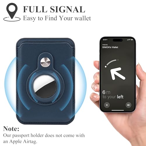 Magnetic Card Wallet Holder with AirTag Holder D282503