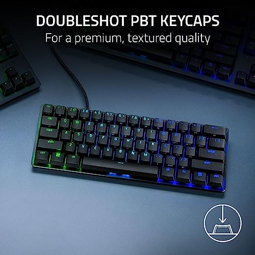 60% Gaming Keyboard with Clicky Optical Switches and PBT Keycaps X8603