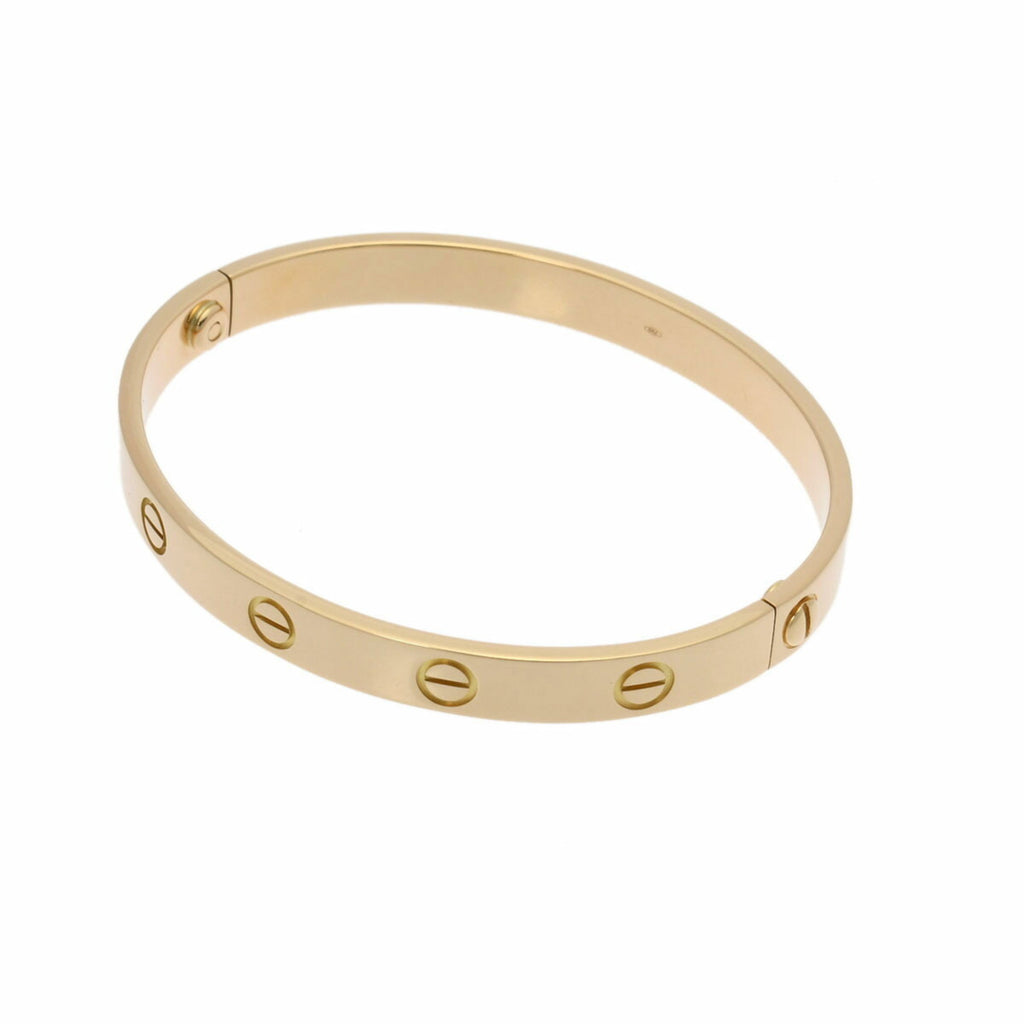 Pre-Owned K18 Yellow Gold Love Bracelet O4246