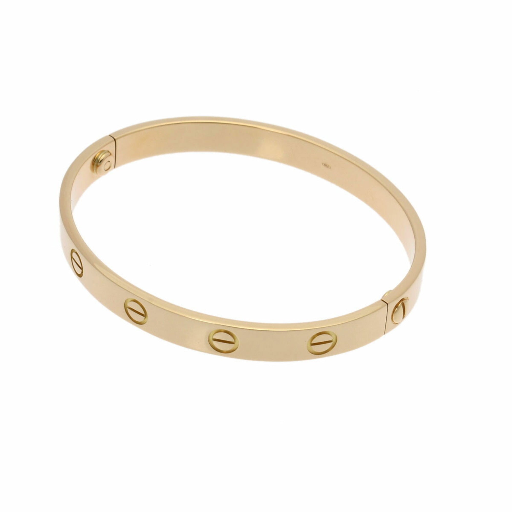 Pre-Owned K18 Yellow Gold Love Bracelet O4246