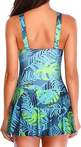 One Piece Swimdress Tummy Control Swimwear H252