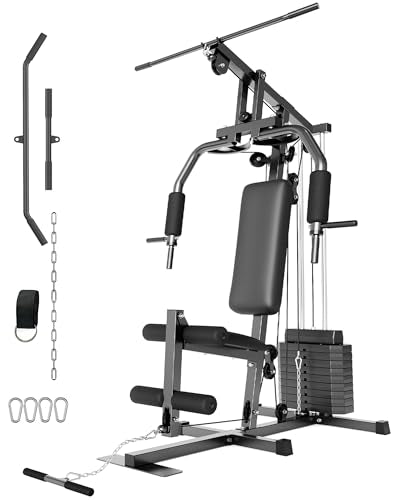 100LBS Weight Stack Multifunctional Home Gym Machine V44074