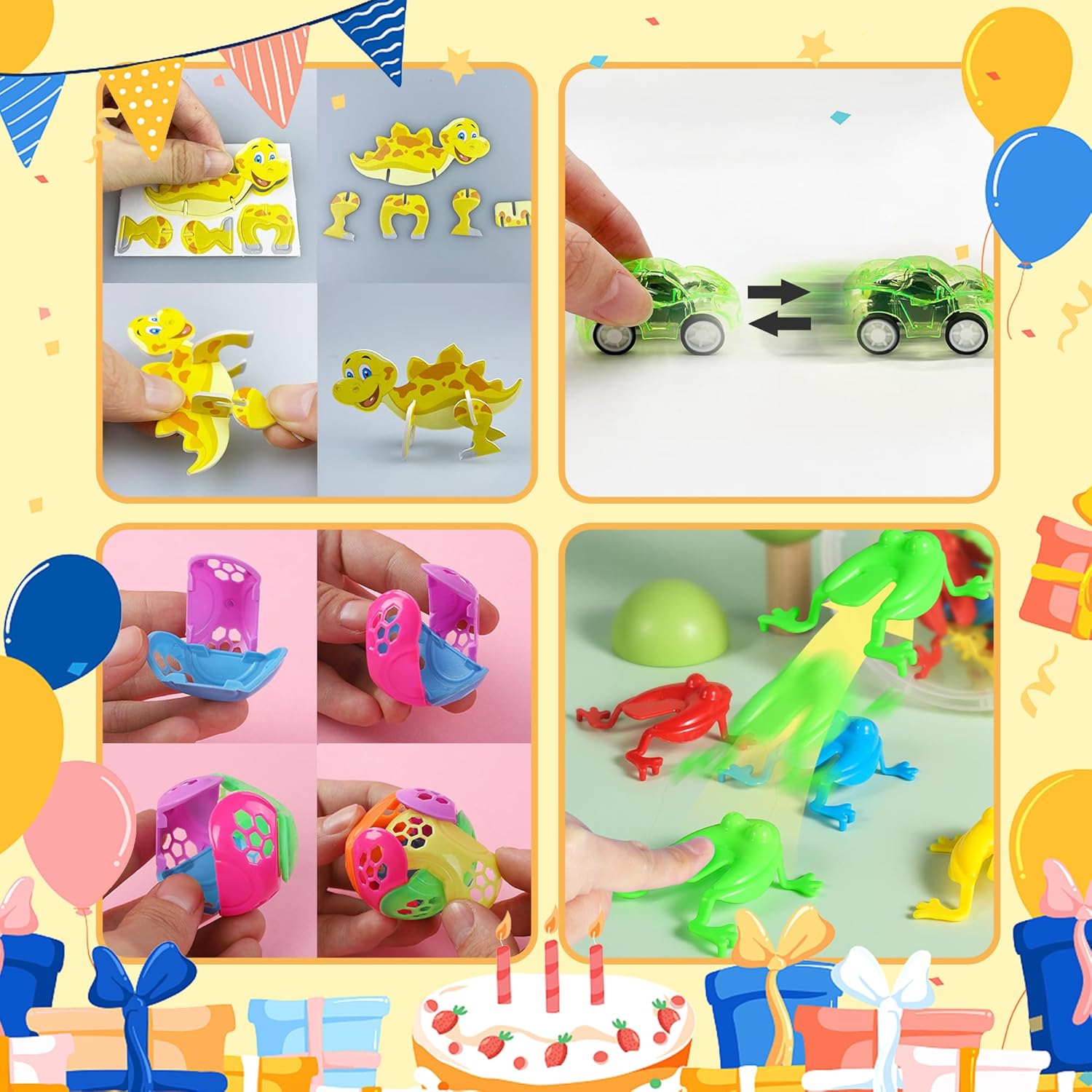 62PCS Party Favors Toy Assortment Bulk Toys L1014