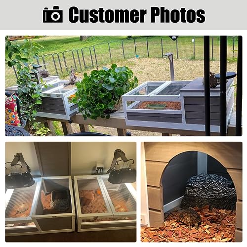 Large Wooden Tortoise Enclosure with Wooden Tray 39" W J56206